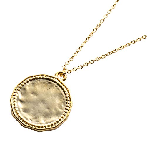 [Ｃｒｅａｍ　ｄｏｔ．] クリームドット ネックレス レディース 人気 金属アレルギー ニッケルフリー 18kコーティング ロング コイン チェーン 【ゴールド×ワンサイズ】のサムネイル