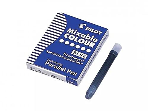 Pilot Set of 3boxes of 6Cartridges for Parallel Pen Blue Ink