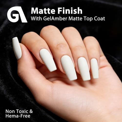 Esmalte en gel blanco sólido GELAMBER 15ml miniatura 5