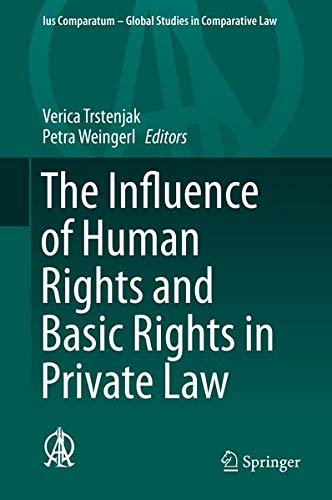 Buy The Influence of Human Rights and Basic Rights in Private Law — BookShops.in