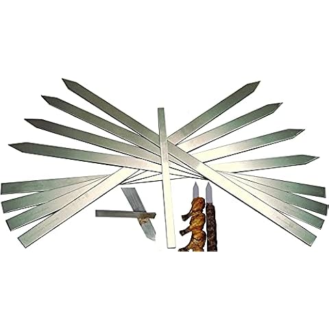 ZHENGSHI 24" Steel Skewers for Kabobs Cover