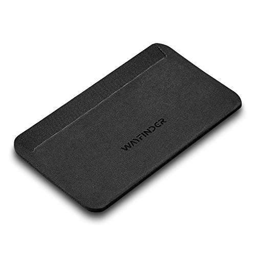 WAYFINDER - Flux - Minimalist Slim Front Pocket Card Holder Wallet For Men - Black