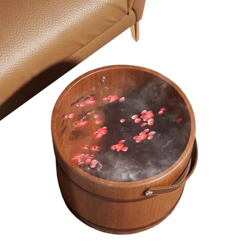 Cubo de baño de pies con rodillo de masaje para remojo de pies en hogar