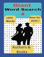 Giant Word Search Book 8: New for 2025. 1800 words! B0F5NTZRZ2 Book Cover