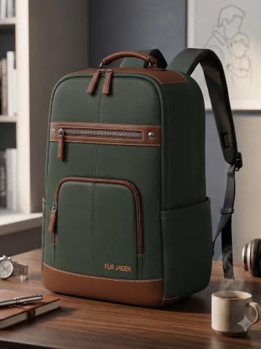 Image of FUR JADEN Laptop Backpack With 15.6 Inch Laptop Compartment | Water Resistant For College School Work for Men & Women