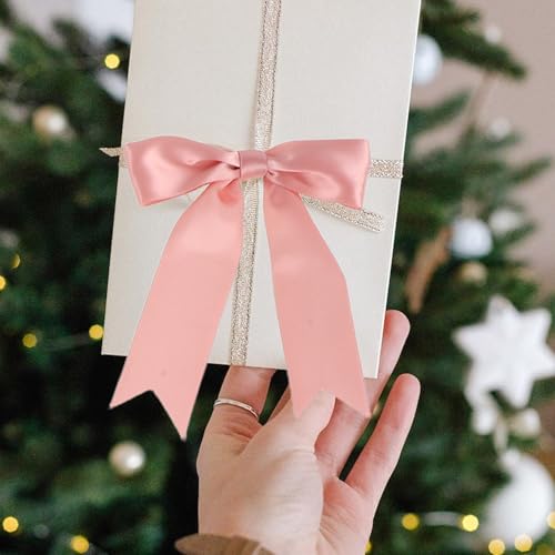 60 Lazos Decorativos Elegantes SECFOU con Cuerda Torcida para Bolsas de Dulces 8