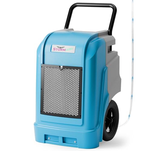 Image of ALORAIR 190 Pints LGR Commercial Dehumidifier with Pump & Drain Hose, Up to 2,600 Sq.Ft, Portable Industrial Dehumidifiers with Handle, Water Damage Restore, Basement, Garage