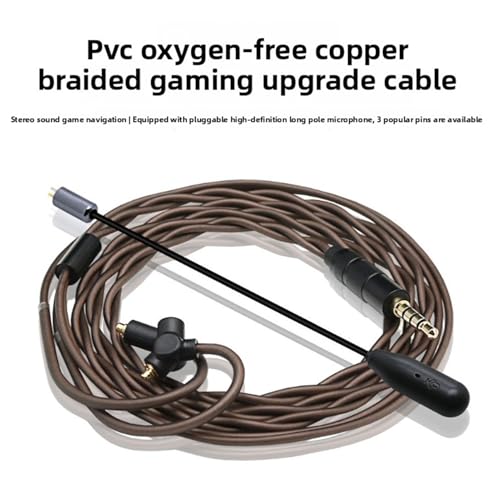 Cable IEM Jectse con Micrófono Desmontable 3.5mm miniatura 2