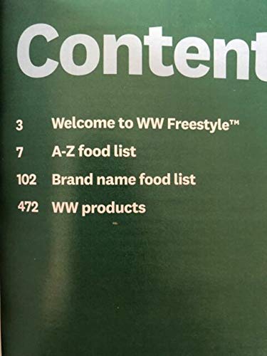 Weight Watchers Freestyle Shopping and Dining Out Guide 2018 Edition