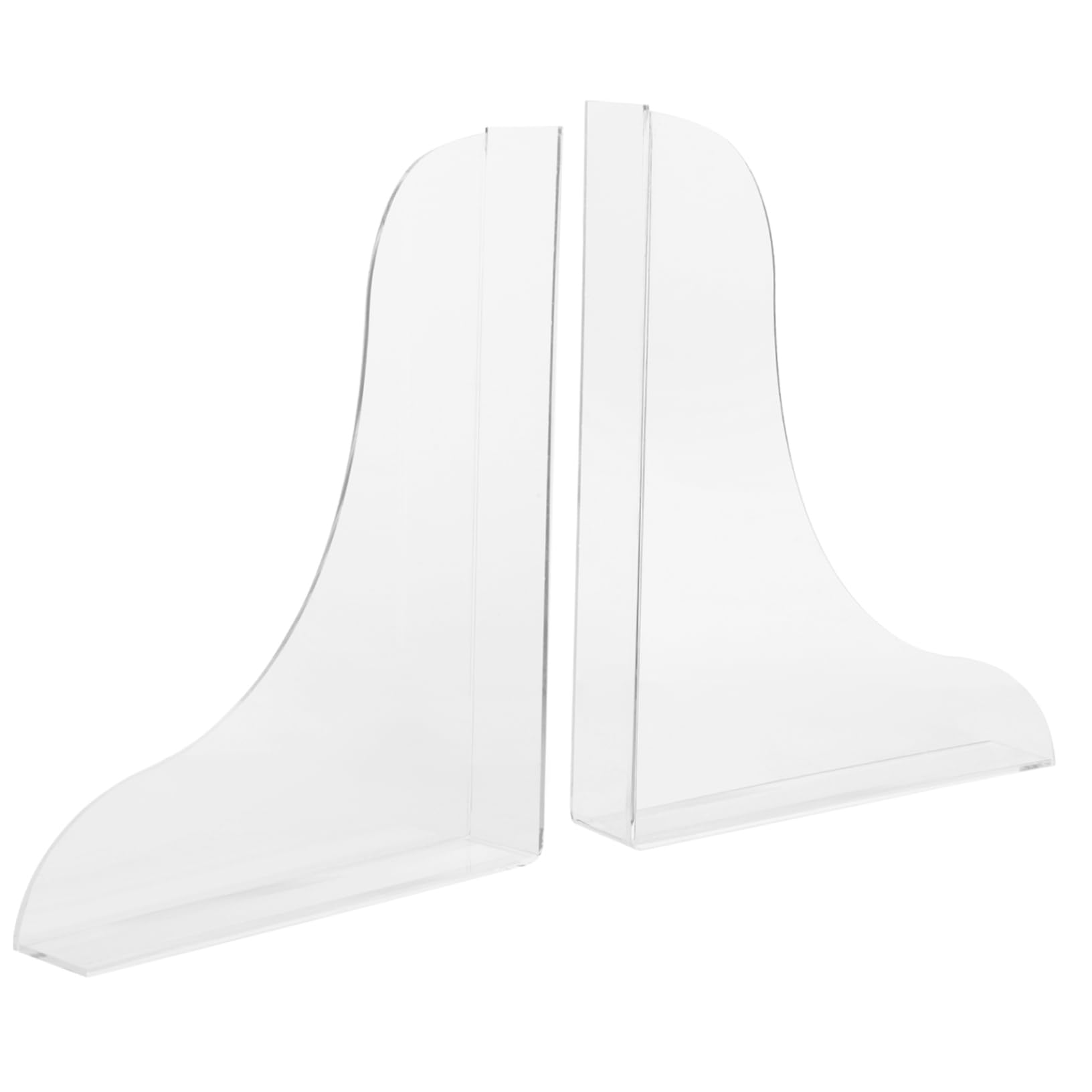 Garneck 2Pcs Clear Bathtub Splash Guards Water Barrier for Shower and Wash Basin Easy Install Self Adhesive Design Tub Corner Protection