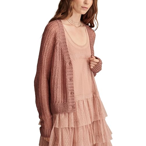 Lucky Brand Women's Half Stitch Cardi3