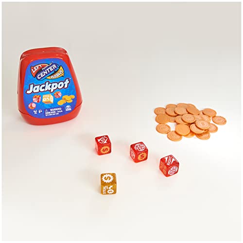 The Game Of Left Center Right, Jackpot Dice Game Small Group Or Large Party Family Travel Board Game, For Kids & Adults Ages 8 And Up #TOP6