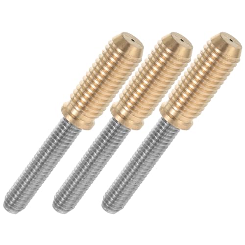 MERRYHAPY Pool Cue Joint Pin Inserts Quick Release Screws for Stainless Steel 3pcs Stable Billiard Cue Connection Suitable for Family Game Rooms and C