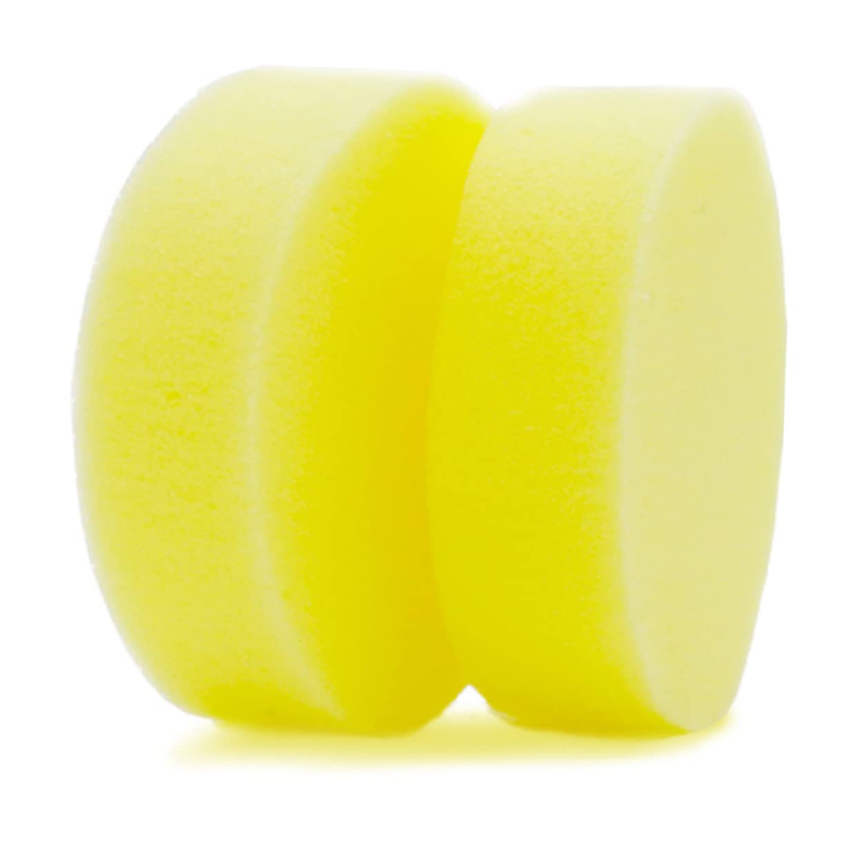 Éponge à Cirer de Nettoyage 4 Pièces en Éponge Jaune | Éponge de Cire de Voiture, Polissage et Dépoussiérage, Lot de 4 Pièces, Format Pratique pour L’entretien