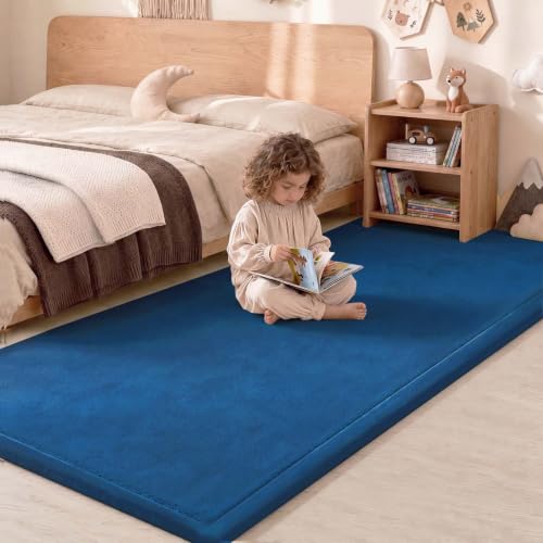 1.3" Thick Baby Play Mat for Floor,28x72 Bedside Rugs, Non-Slip