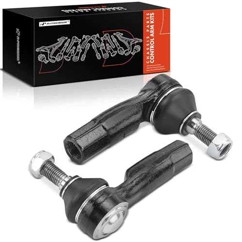 A-Premium 2 x Front Outer Tie Rod Ends, Compatible with Volkswagen Jetta, Passat, Golf (R & Alltrack & SportWagen), Tiguan (Limited), Beetle, CC, Eos, GTI, e-Golf, R32, Audi A3 (Quattro), Q3 (Quattro)