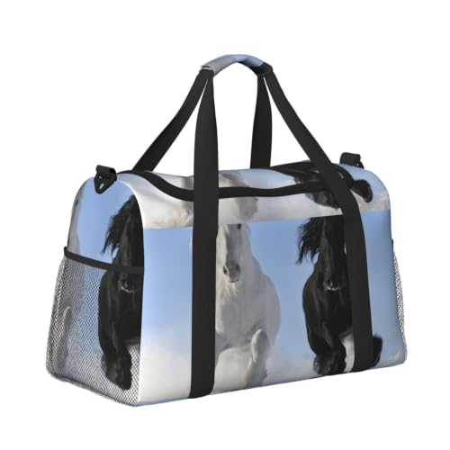 Bolsa de lona grande impermeable para deportes, playa y piscina 3