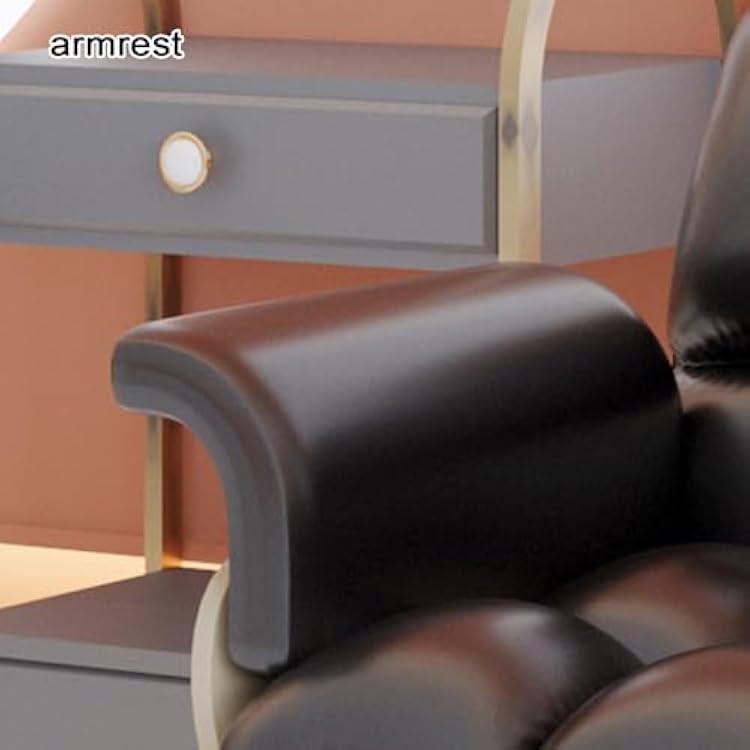 Barber Chairs for Barbershop Cheap with Footrest Can Be Raised and Lowered and Rotated Light Luxury and Stylish Barber Chair with Silver Disc Base and Armrests(White)