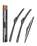 Replacement for Chevrolet Trailblazer 2002-2006 Silent Wipers -FAPIUO Front and Rear Windshield Wipers 22