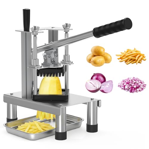 Commercial French Fry Cutter with Stainless Steel Blades