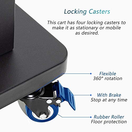 Soporte Universal Móvil para TV con Ruedas 32-75 pulgadas miniatura 2