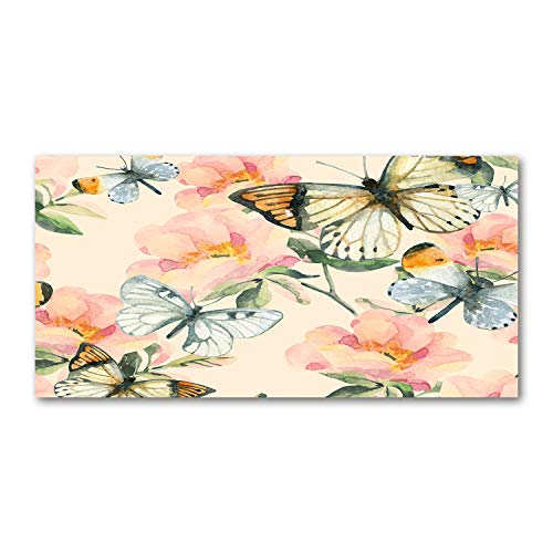 Fond de hotte verre de sécurité trempé splashback cuisine 140x70cm Tulup