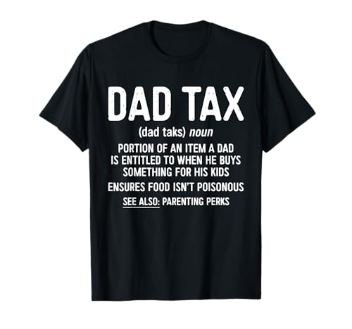 Dad Tax Definition Camicia Uomo Papà Festa del Papà Maglietta