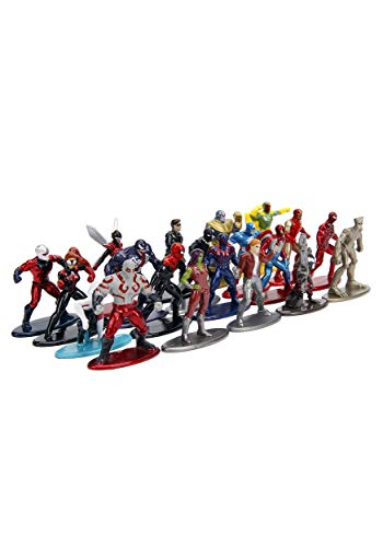 Marvel 1.65″ Die-cast Metal Collectible Figures 20-Pack Wave 1, Toys for Kids and Adults