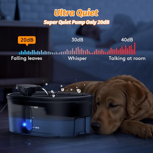 Fuente de Agua Ultra-Silenciosa para Perros 7L miniatura 6