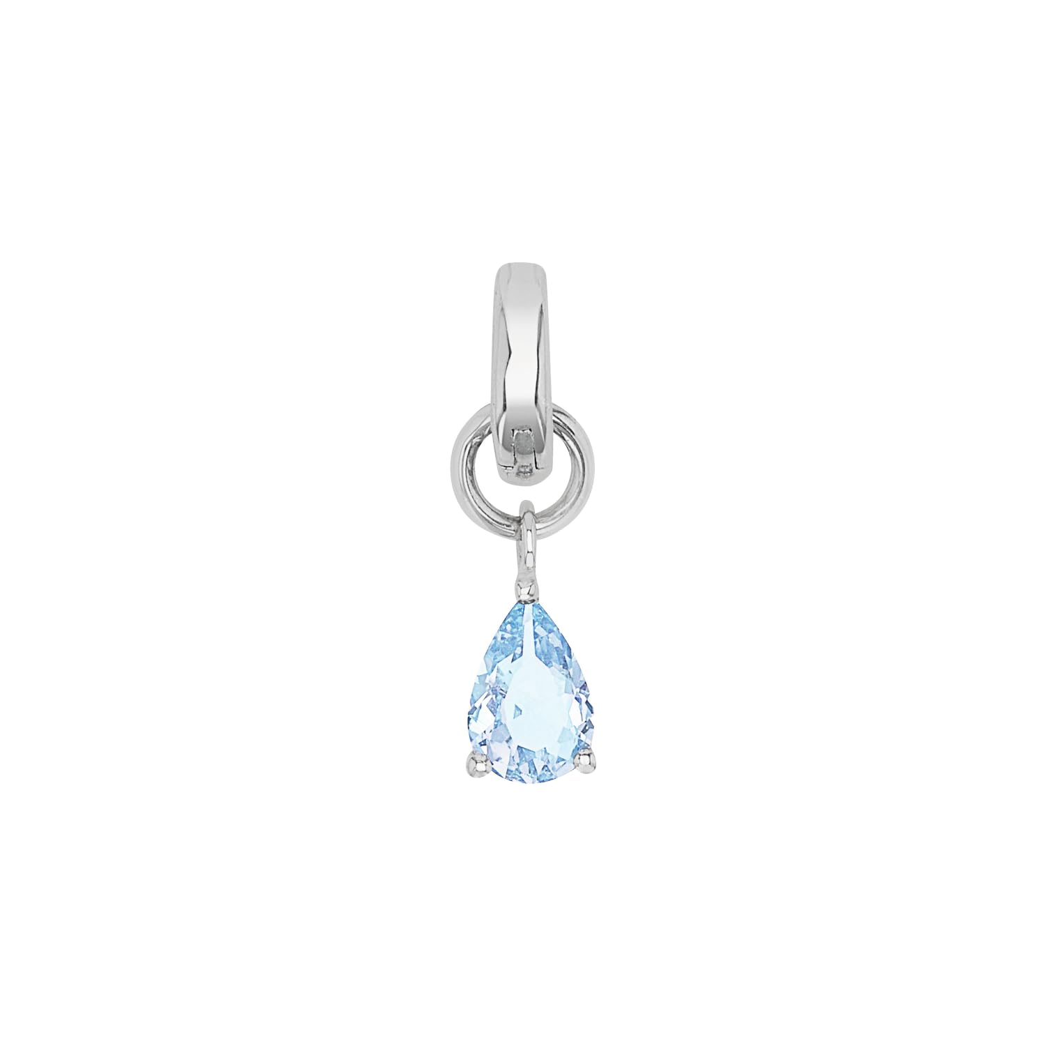 Amor Charms-Anhänger aus 925 Sterling Silber für Damen, Charm, teilw. mit Zirkonia/Perle, rhodiniert, Motivanhänger, Geschenkidee für Frau und Freundin, Kommt in Schmuckbox