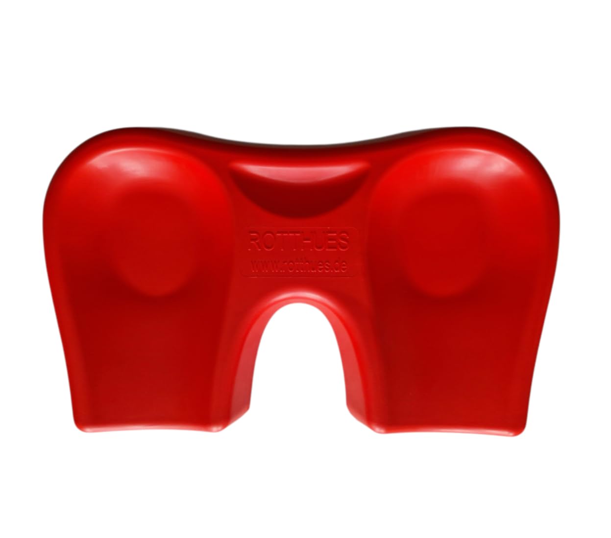 Kniekissen Ergonomisches Kniepolster Extra Dick, Knieschutz für Fliesenleger, Garten Arbeit, Bau, Handwerker, Bodenleger, Straßenfertiger, Werkstatt, 230 x 370 x 50 mm, Farbe Rot