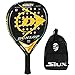 Racchetta da paddle Dunlop Sonic + Tracolla Siux / Pala da paddle da uomo donna e bambino/per livello intermedio e avanzato eccellente controllo e colpo di palline