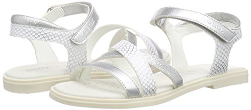 Geox J Sandal Karly Girl, Mädchen Sandalen, Weiß - 7