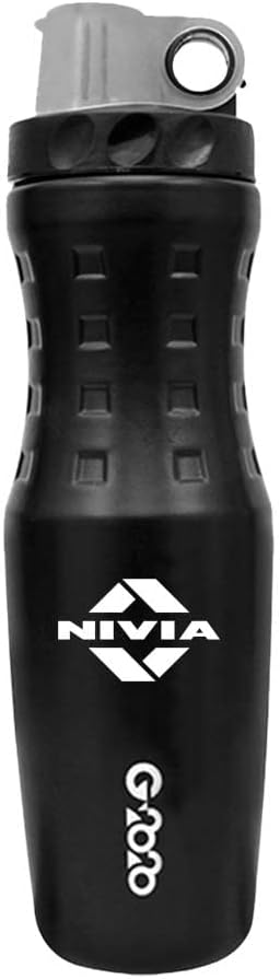 Nivia G 20-20 Sippers Water Bottles for Sports/Outdoors, Cycling Gym & Running Bottles for, Training, Exercise & Fitness, Light Weight, & Leakproof With Quick-Grip (740 ml, pack of 1)