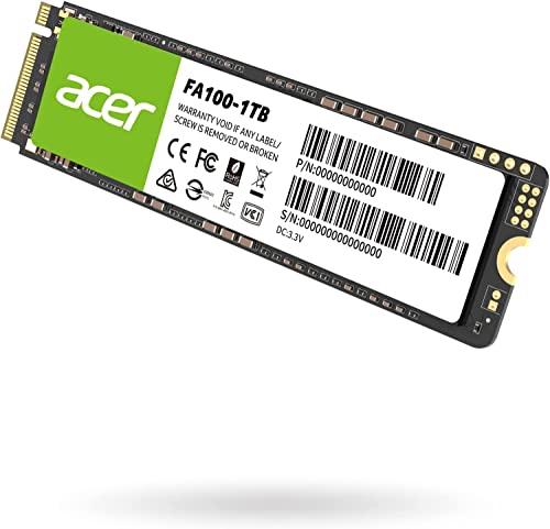 GCT[ Acer FA100-1TB PCIe Gen3x4 NVMe1.4 M.2 2280 őǂݎ葬x3300MB/ső发ݑx2700MB/s ܔNۏ [K㗝Xi]
