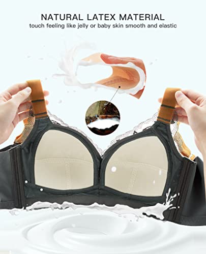 Baetty Bras For Women Wirefree, Wireless Bras For Women, Minimizer Bras For Women, Womens Bras No Wire, Bras For Women No Underwire, Wide Band Bras For Women, Women's Bras Emerald Green 34C 34 C #TOP1