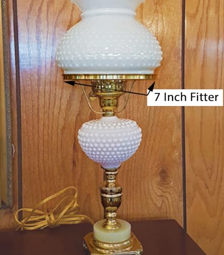 Image of B&P Lamp 7 inch Fitter, Hand Cut inchGrapes inch Solar Style Shade