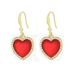 Crystal Heart Earrings