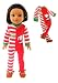 Santa’s Little Helper Onesie -Fits 14 Inch Wellie Wisher Dolls | 14 Inch Doll Clothing