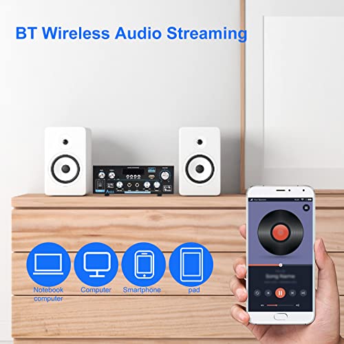 ZEYUAN Amplificador de potência de áudio AK-55 Amplificador de karaokê para carro doméstico Receptor