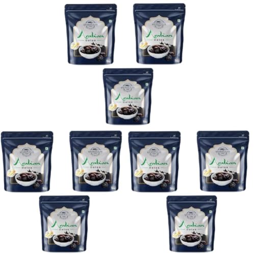Image of KHARAWALA'S Arabian Dates - 500gm | Fresh Arabian Khajoor (Pack of 9-500gm Each)