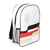 Offiziell Lizensierter DFB Kinder Rucksack – Retro Fußballtasche mit Logo-Reißverschluss – Ca. 12L Sportrucksack für Jungen & Mädchen, Ideal für Schule & Kindergarten (37cm x 28cm)