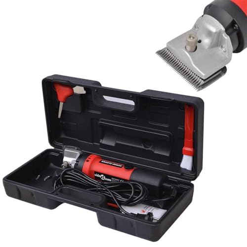 vidaXL Set de maquinilla cortapelos para caballos 6 piezas 550 W