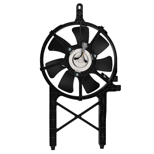 Image of maXpeedingrods A /C Condenser Cooling Fan Assembly for Nissan Frontier 2005-2019 Pathfinder 2007-2012, 92120ZL00A 92120ZP50A 621387