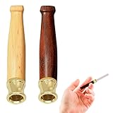 Dupoem Lot de 2 Porte-Cigarettes en Bois Massif, Filtres à Cigarettes en Bois, Porte-Cigar...