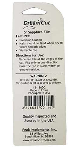 Professional Double Sided Sapphire Nail File Manicure Pedicure Finger & Toe Nail By Dreamcut #TOP4