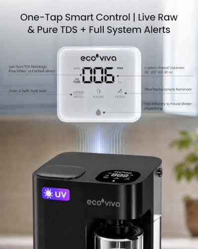 Image of Mate 3 UV Reverse Osmosis Water Filter Countertop, No Installation Purifier
