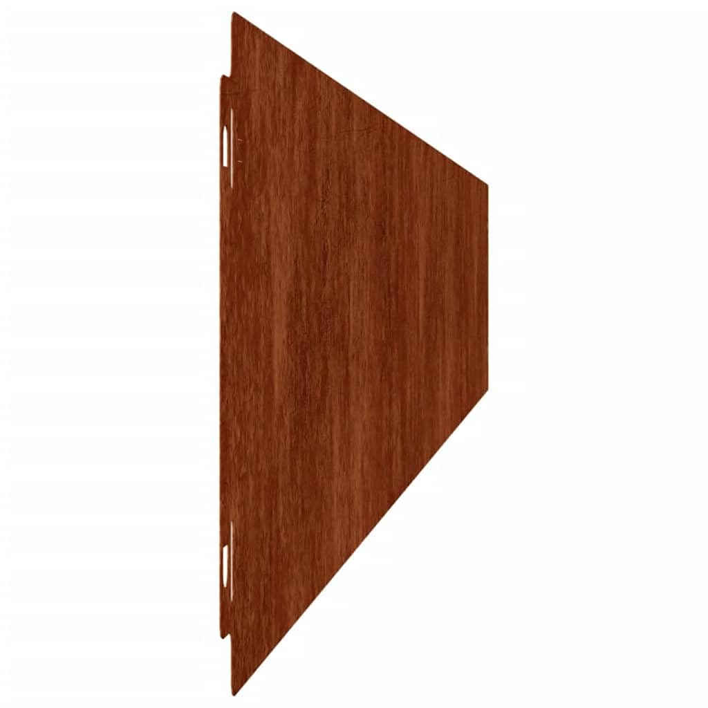 Krawędzie trawnika, 10 sztuk z elastycznej stali Cortena, 15 x 103 cm, odporne na warunki atmosferyczne obramowanie rabatki z systemem wtykowym do obramowania ogrodu, grządek, grządek i