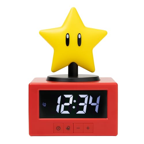 Paladone Super Mario Super Star Icon Alarm...