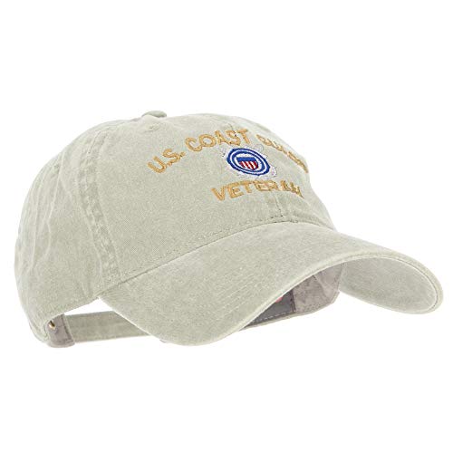 Gorra bordada US Coast Guard veterano miniatura 5